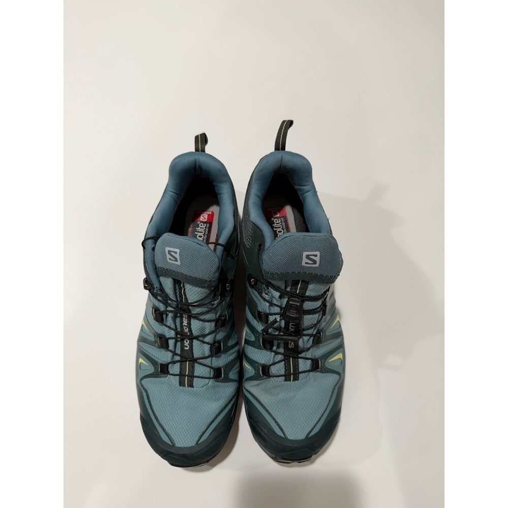 Salomon XA Pro 3D Men 10.5 Blue Green Trail Running Hiking Shoes 400065 - Picture 8 of 12